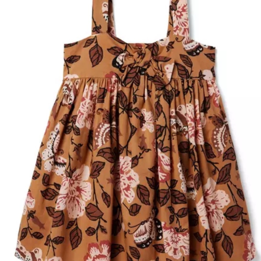 Janie and Jack Floral Kids Top in Brown by [Brand]